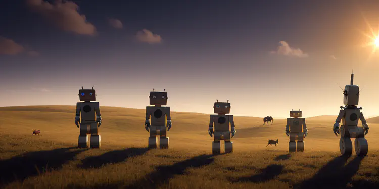 00117-2662080701-robots on a hill looking for the sun where gandalf is coming with horses.png